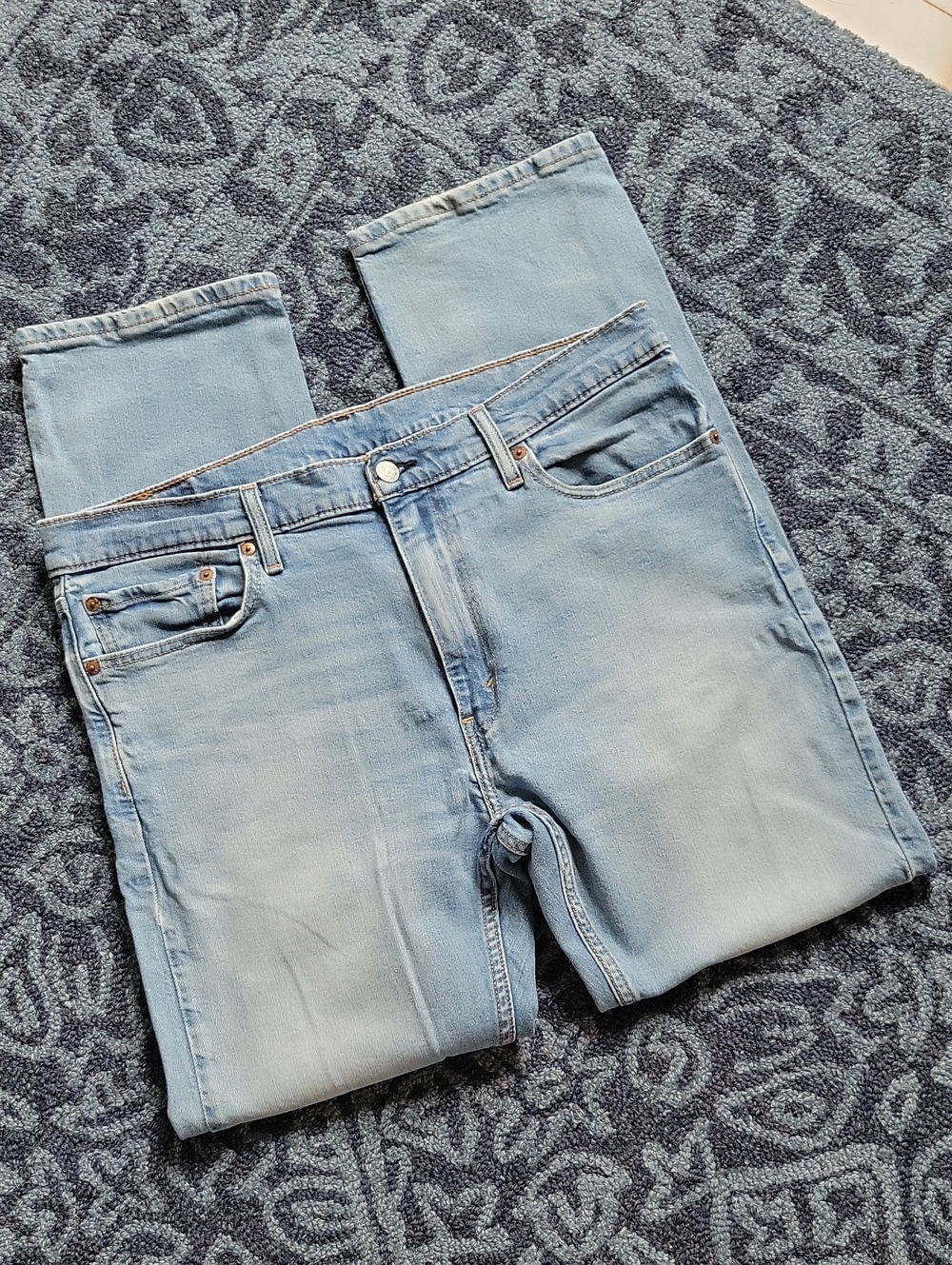 Levi's 513 36x32 Light Wash Jeans